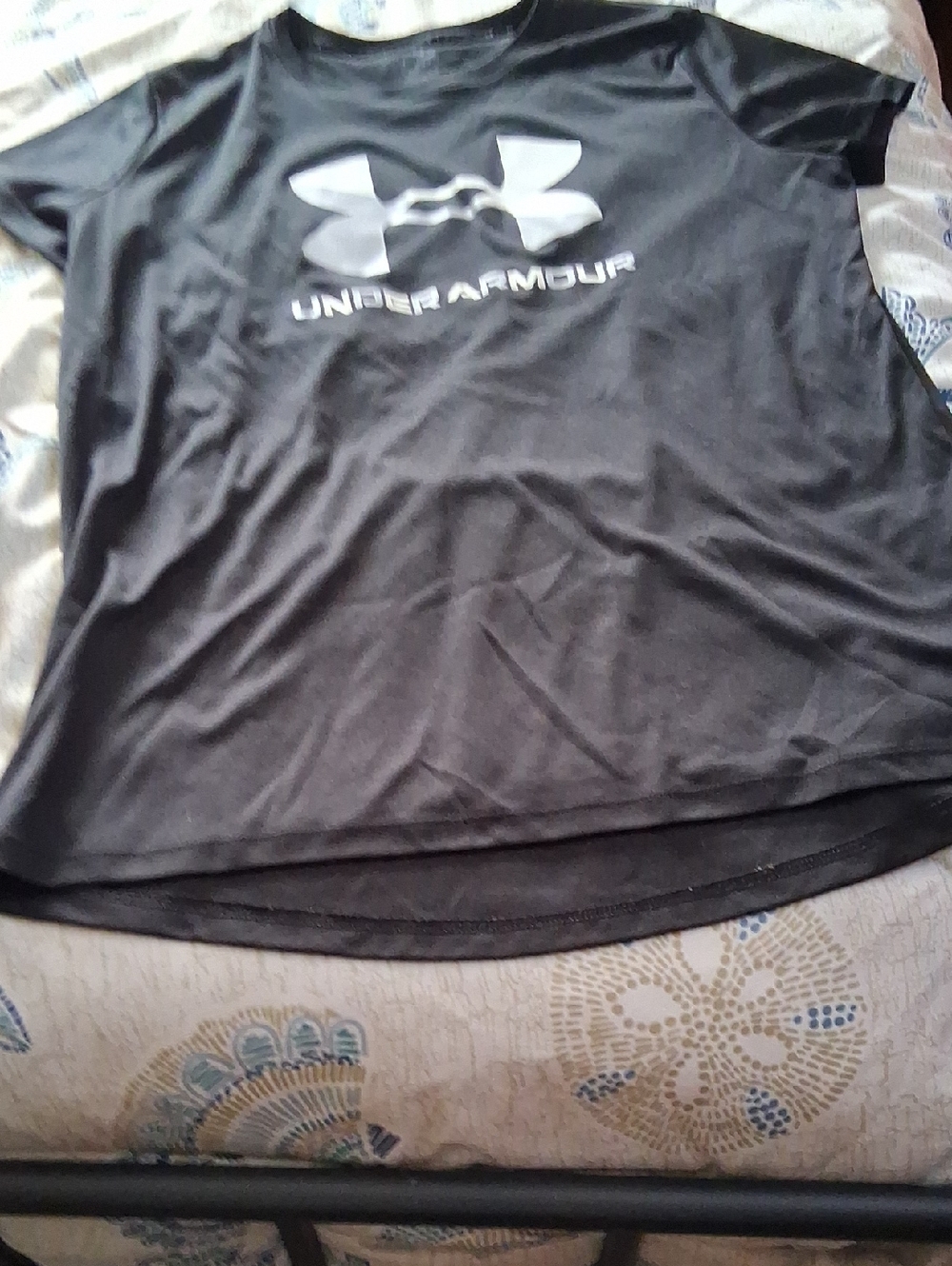 Under Armour Black Performance Logo T-Shirt - Picture 6 of 8